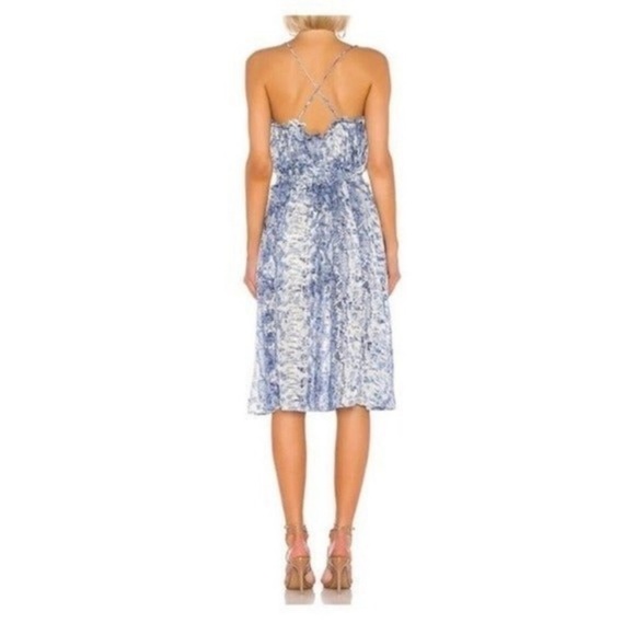 NWT Elliatt Blue Silver Collection Midi Dress - Picture 2 of 7